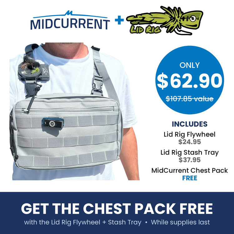 Free MidCurrent Chest Pack with Lid Rig Flywheel + Stash Tray