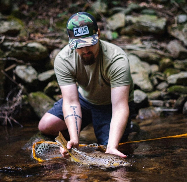 Green Camo/ Black Trucker-Lid
