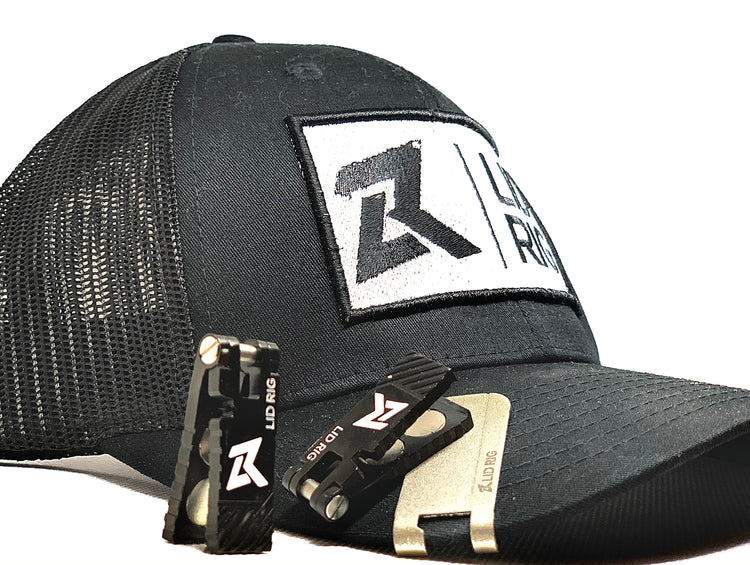 Black Patch Snap Back - Lid Rig