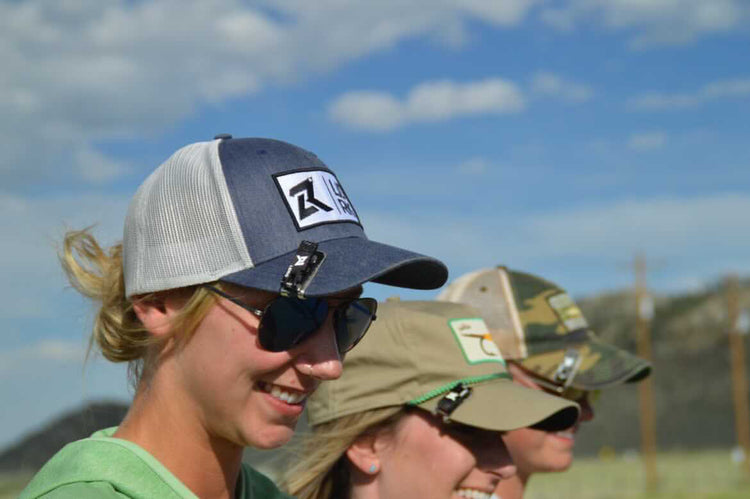 Heather Blue/White Lid: Adjustable Snapback - Lid Rig