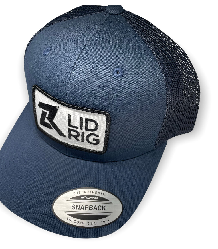 Navy Snapback Trucker Lid - Lid Rig