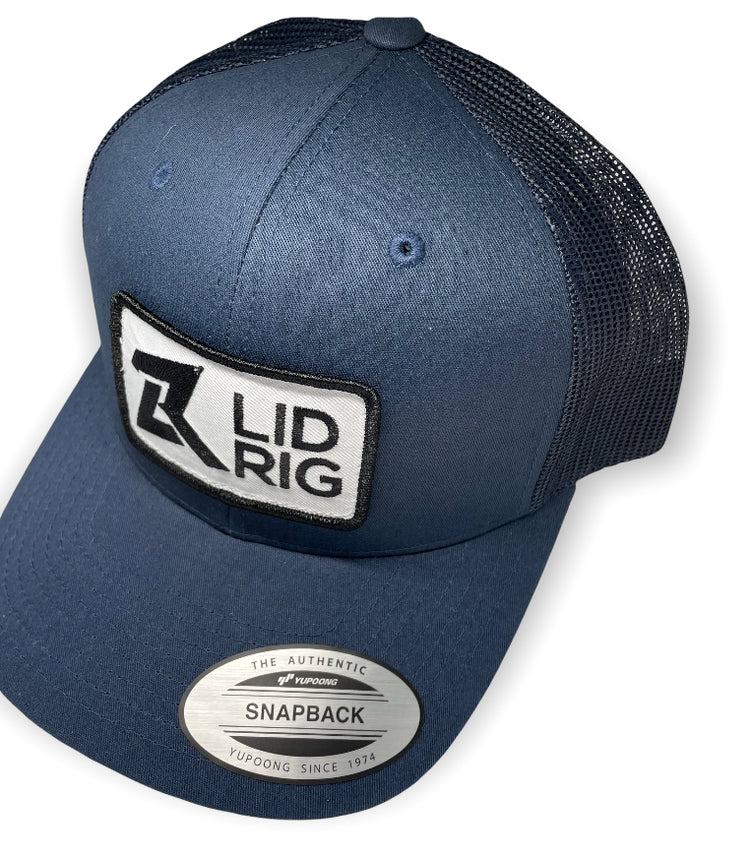 Navy Snapback Trucker Lid - Lid Rig