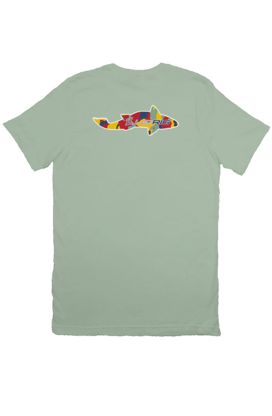 Sage Camo Trout T Shirt