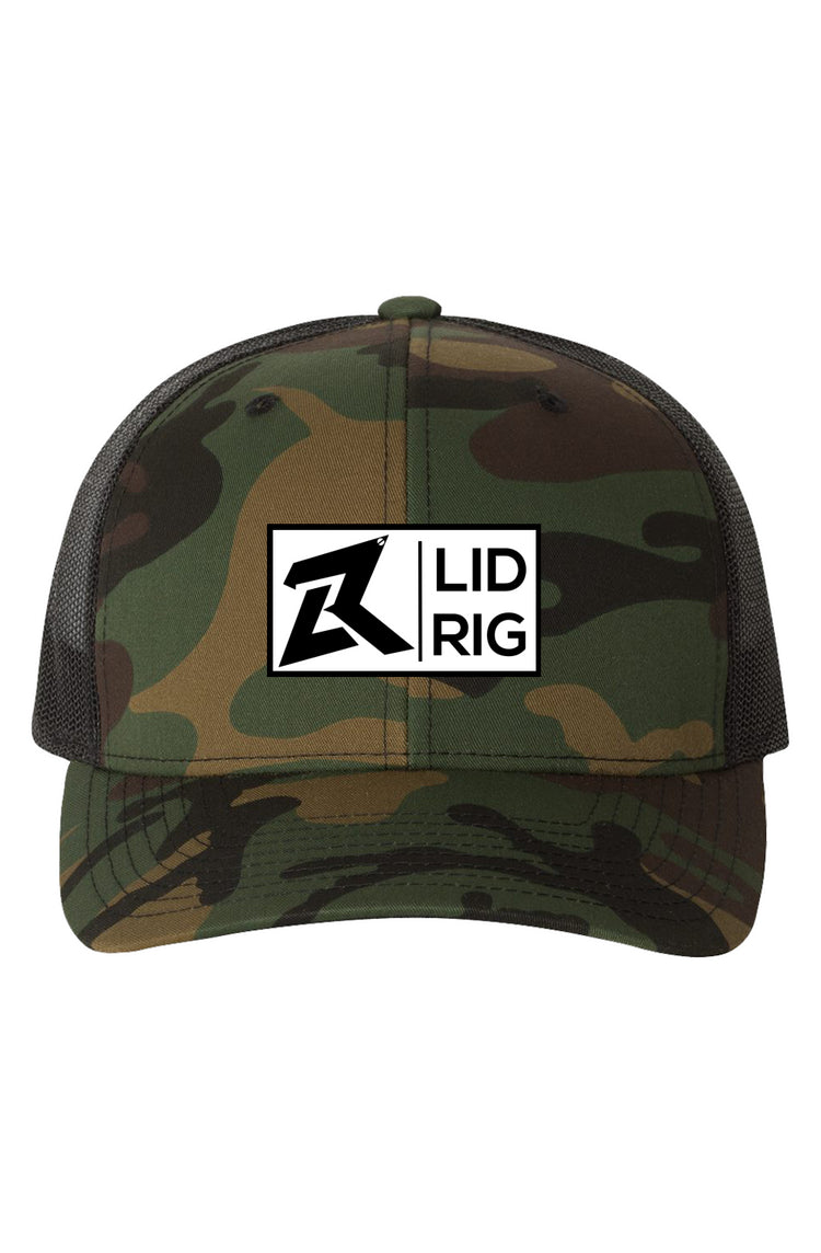 Green Camo/ Black Trucker-Lid